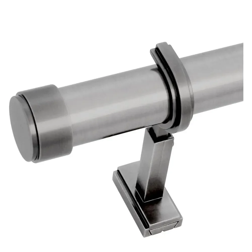 Non-Adjustable Luxury Curtain Rods, 1 ¼” Rod Set, 10 foot Fixed Length
